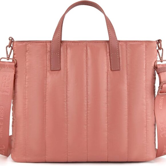 x Lee Puffer Tote Bag Lightweight Crossbody Bags for Women with Clutch - Picture 7 of 7